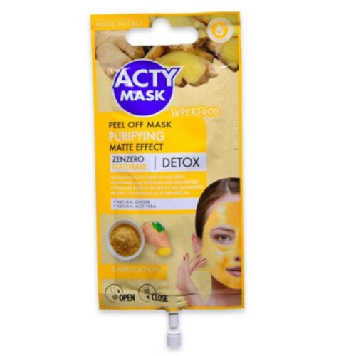 Näomask Acty Detox ingveriga, puhastav ja matistav peel off 15ml