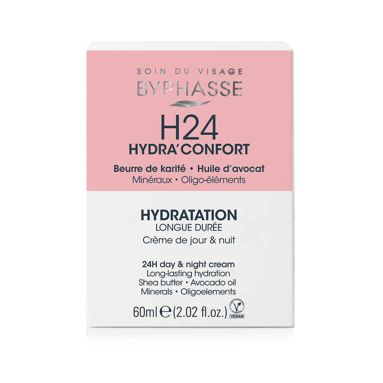 Näokreem Byphasse 24h päeva-ja öökreem niisutav 60ml - Image 2
