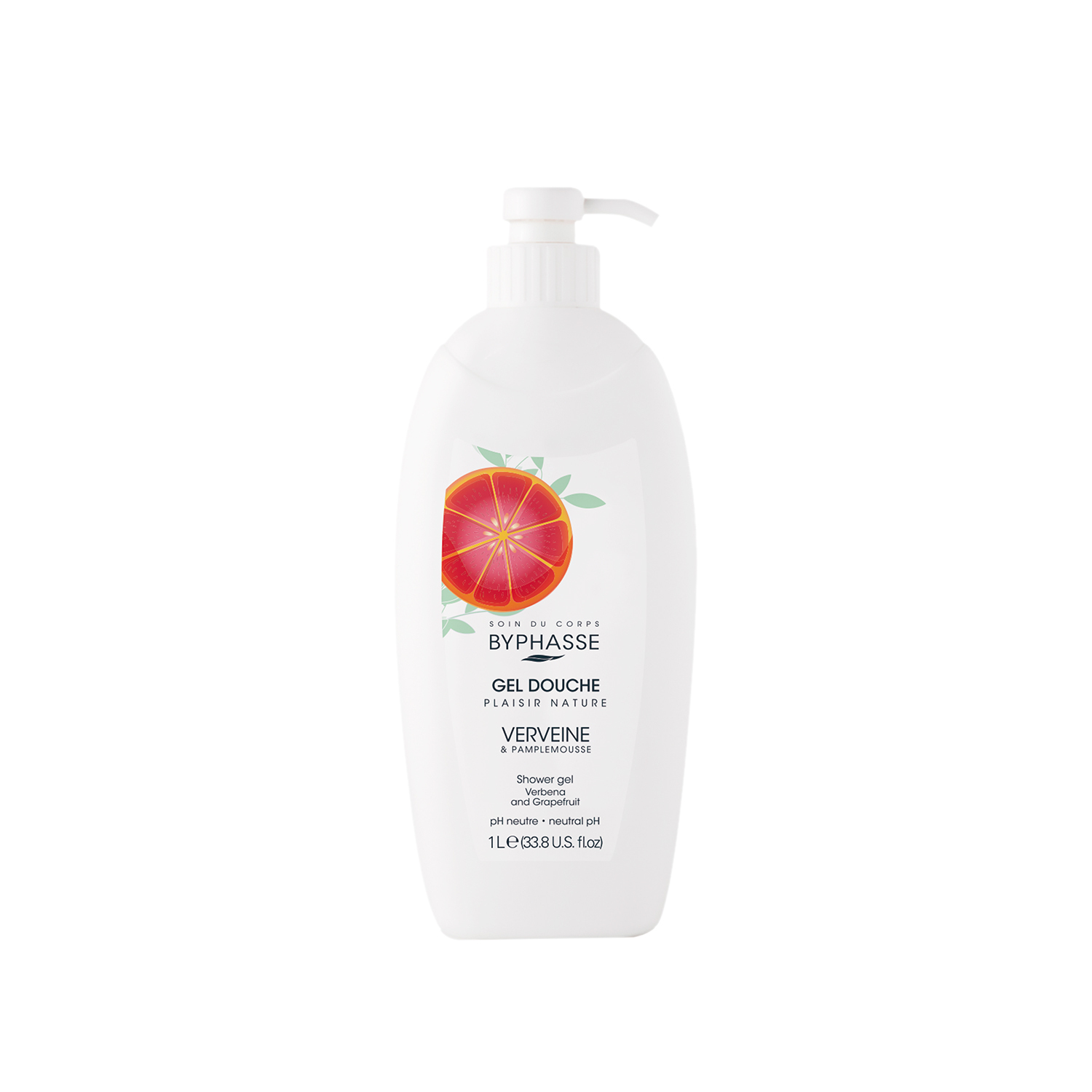 Dušigeel Byphasse Nature Verbena & Grapefruit 1L