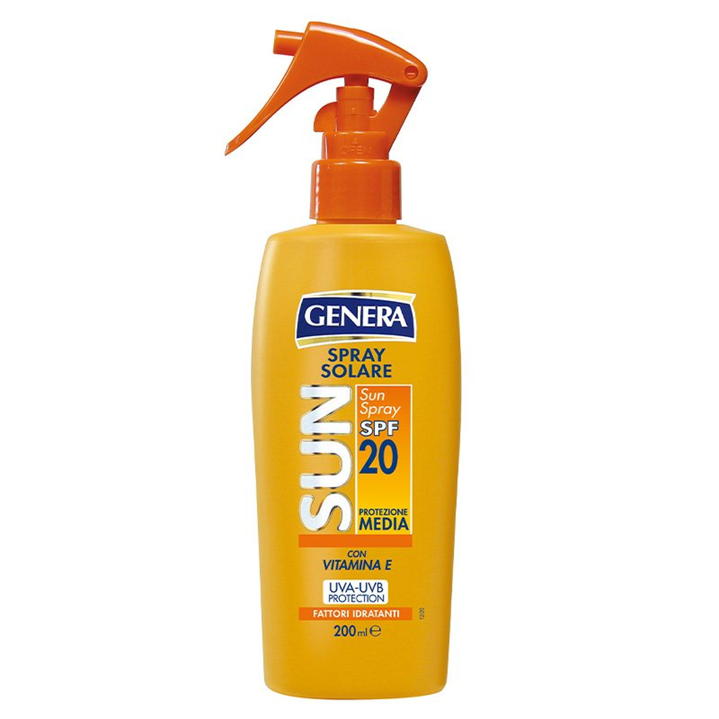 Päikesekaitsekreem Genera SPF20 vitamiin E 200ml